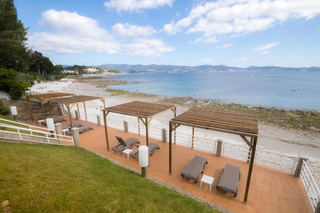 Hotel Spa Nanin Playa Sanxenxo Exterior foto